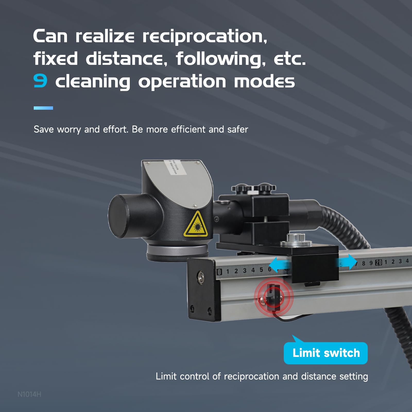 WTTTOOLS Laser Cleaning Auxiliary Equipment Device for Laser Rust